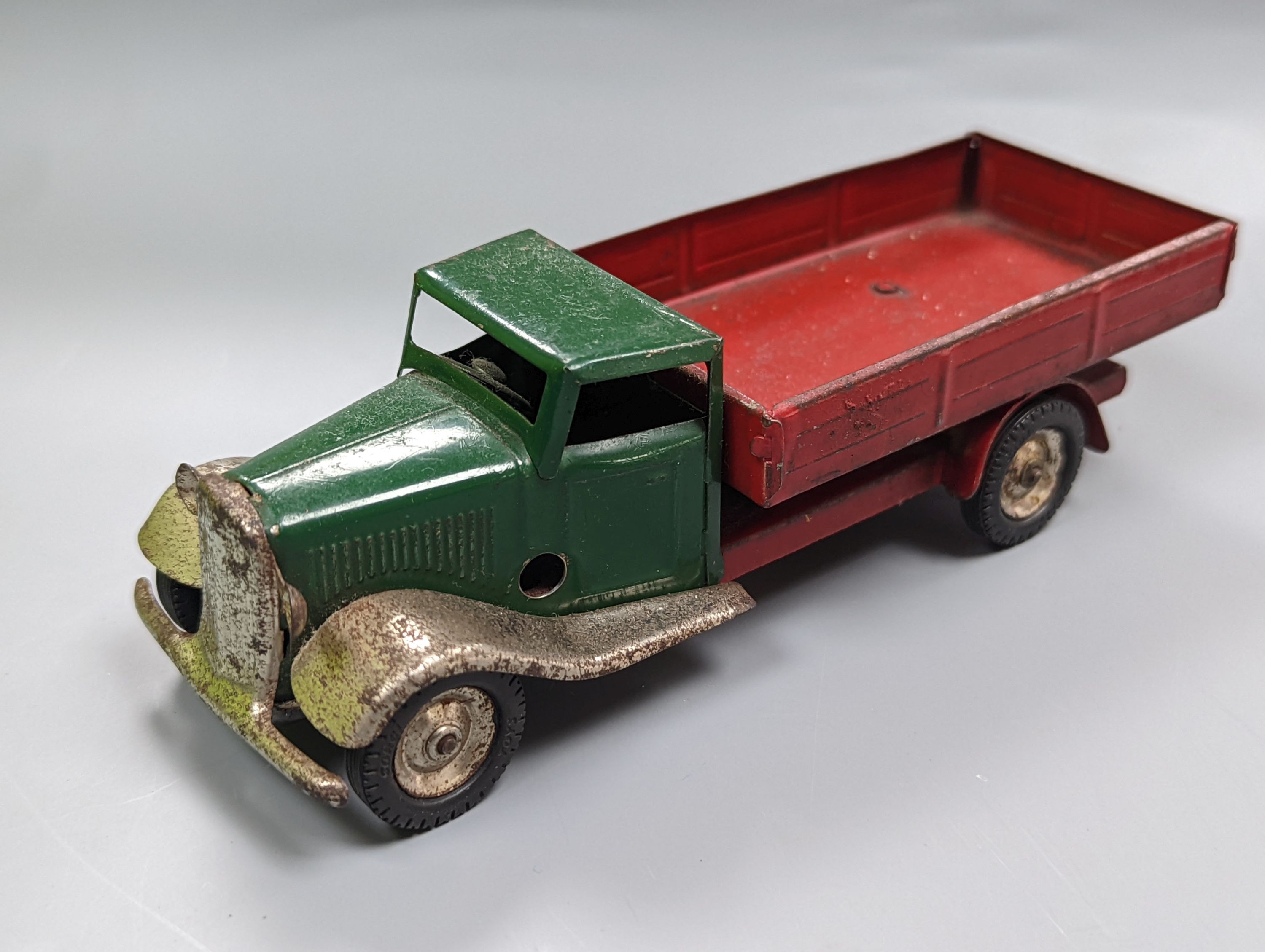 Four Tri-Ang Minic commercial vehicles, each 14cm
